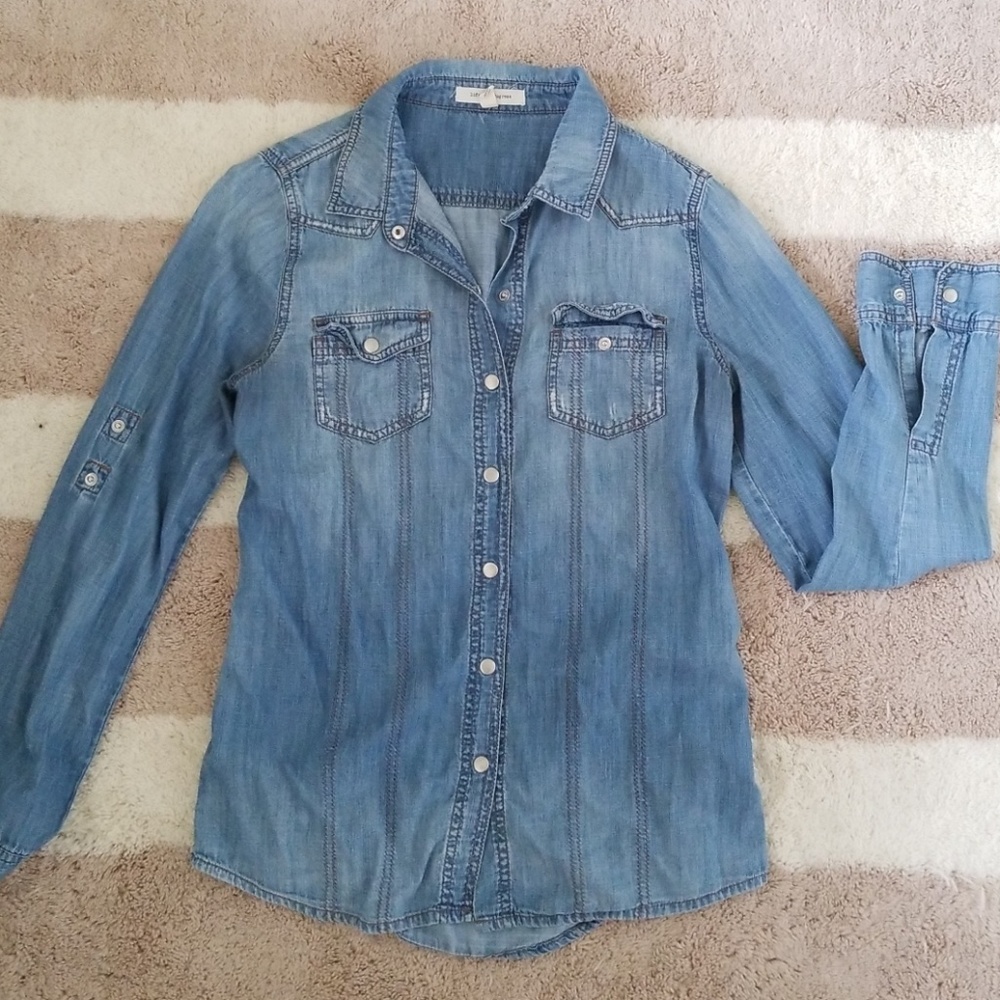 "Jean" button down